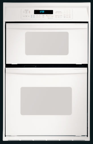Whirlpool Gmc305Pdq 30 Inch Built-In Microwave/Wall Oven Combination W/ 10  Power Levels, Accubake & Self-Cleaning: White On White