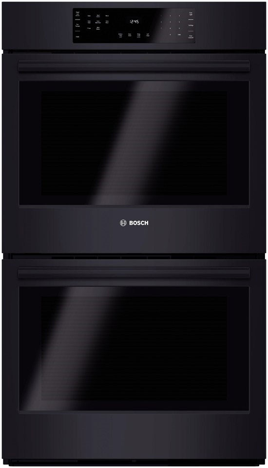 Bosch Hbl8661uc 30 Inch Double Electric Wall Oven With True Convection Ecoclean Quietclose Steeltouch 12 Cooking Modes Telescopic Rack 4 6 Cu Ft Capacity Star K Certified And Sabbath Mode Black - Electric Double Wall Oven 30 Inch Reviews