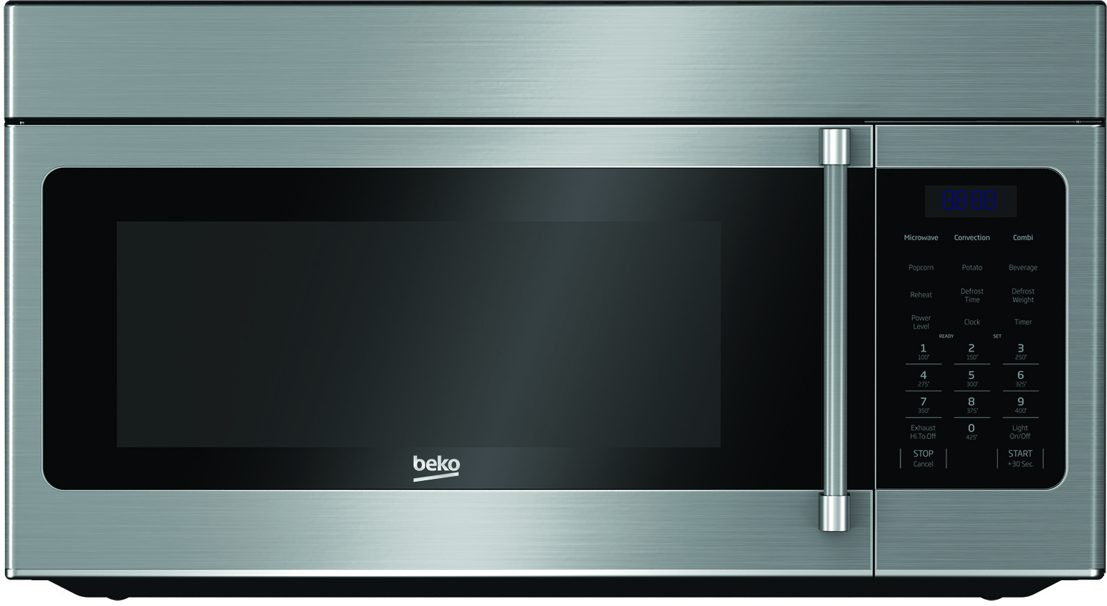 Beko MWOTR30100SS 30 Inch Over the Range Microwave with 1.6 Cu. Ft