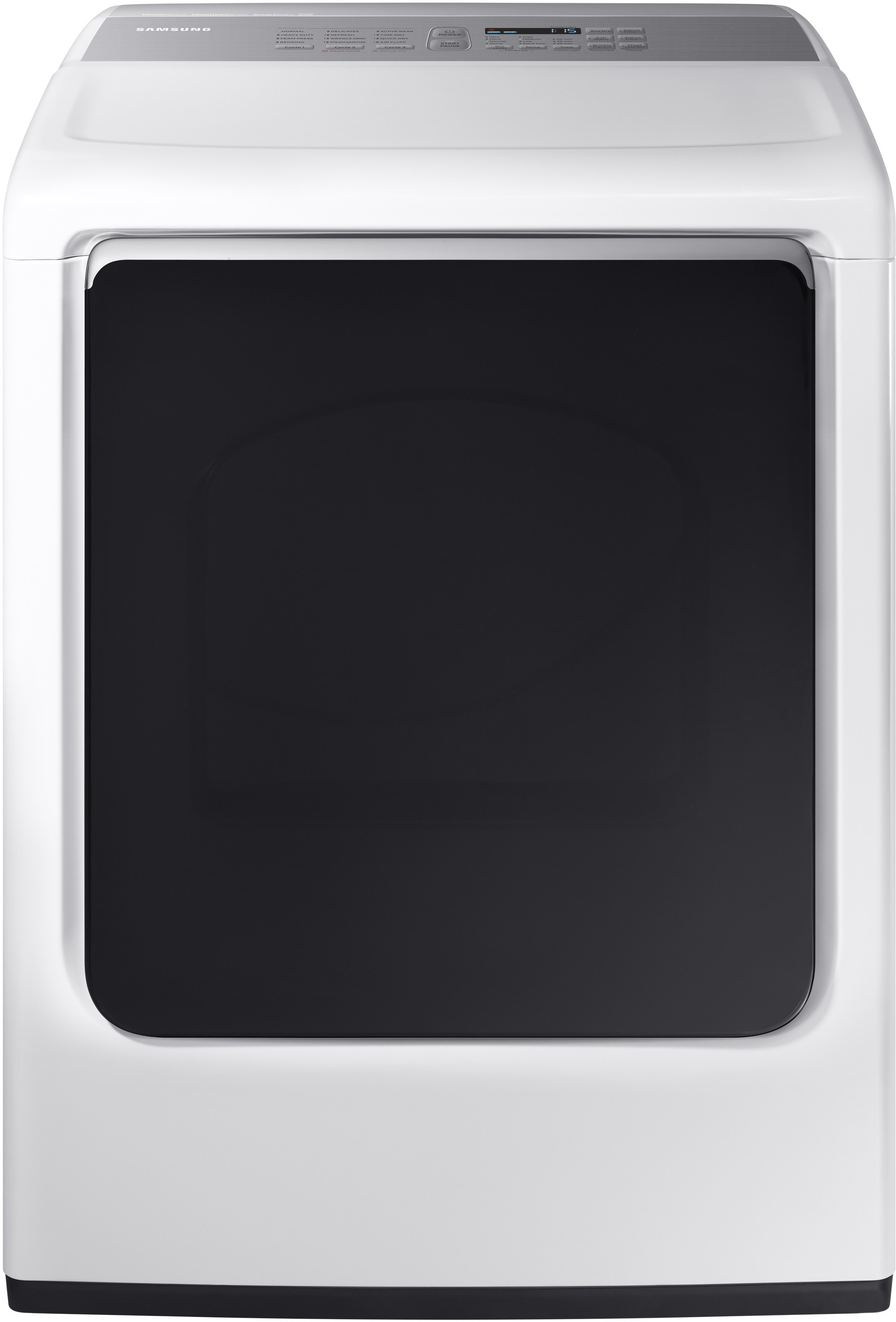 Samsung DVE52M8650W 27 Inch Electric Dryer with Multi-Steam™, Sensor