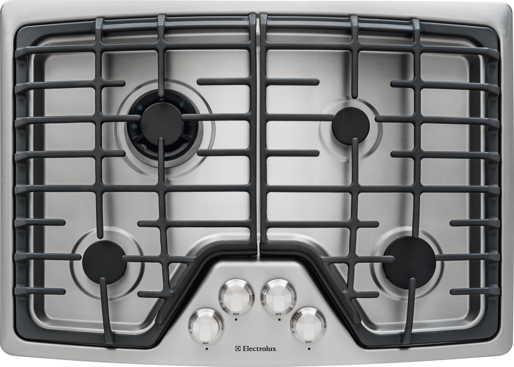 Stainless Steel Body Kitchen Countertop Cast-Iron Double Burner Sealed 