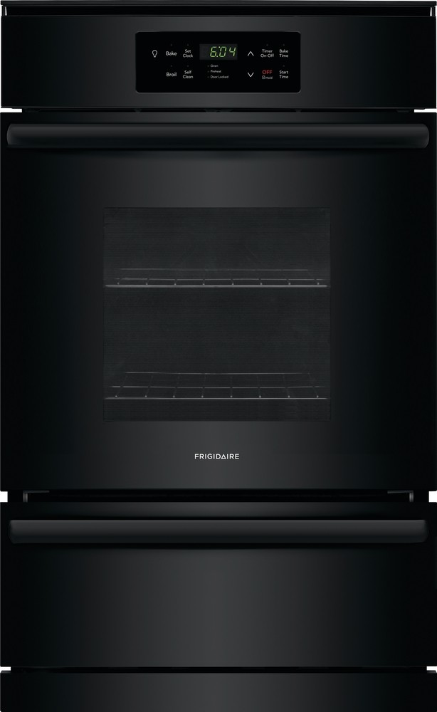 Frigidaire Ffgw2426ub 24 Inch Single Gas Oven With Vari Broil Temperature Control Quick Clean Rack Handles Auto Shut Off And 3 Cu Ft Capacity - Frigidaire 24 Inch Single Gas Wall Oven
