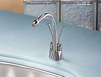 Franke LB6170 Farm House Little Butler Single Handle Under Sink Hot Water Filtration Faucet Polished Nickel