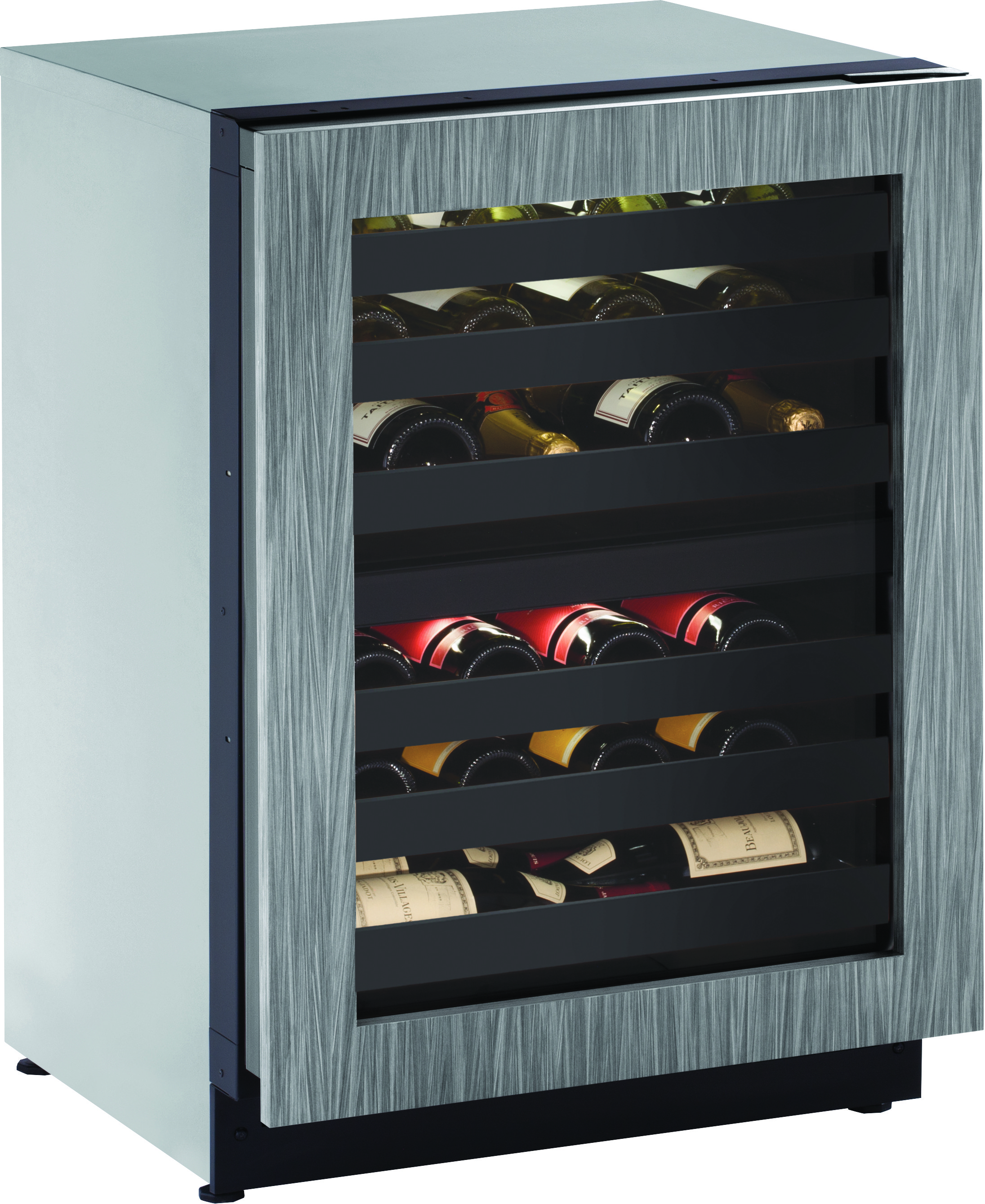 U-Line U-2224WCINT-00A 2000 Series 24 Inch Built-In and Freestanding Single Zone Wine Cooler with 43 Bottle Capacity in Panel Ready 