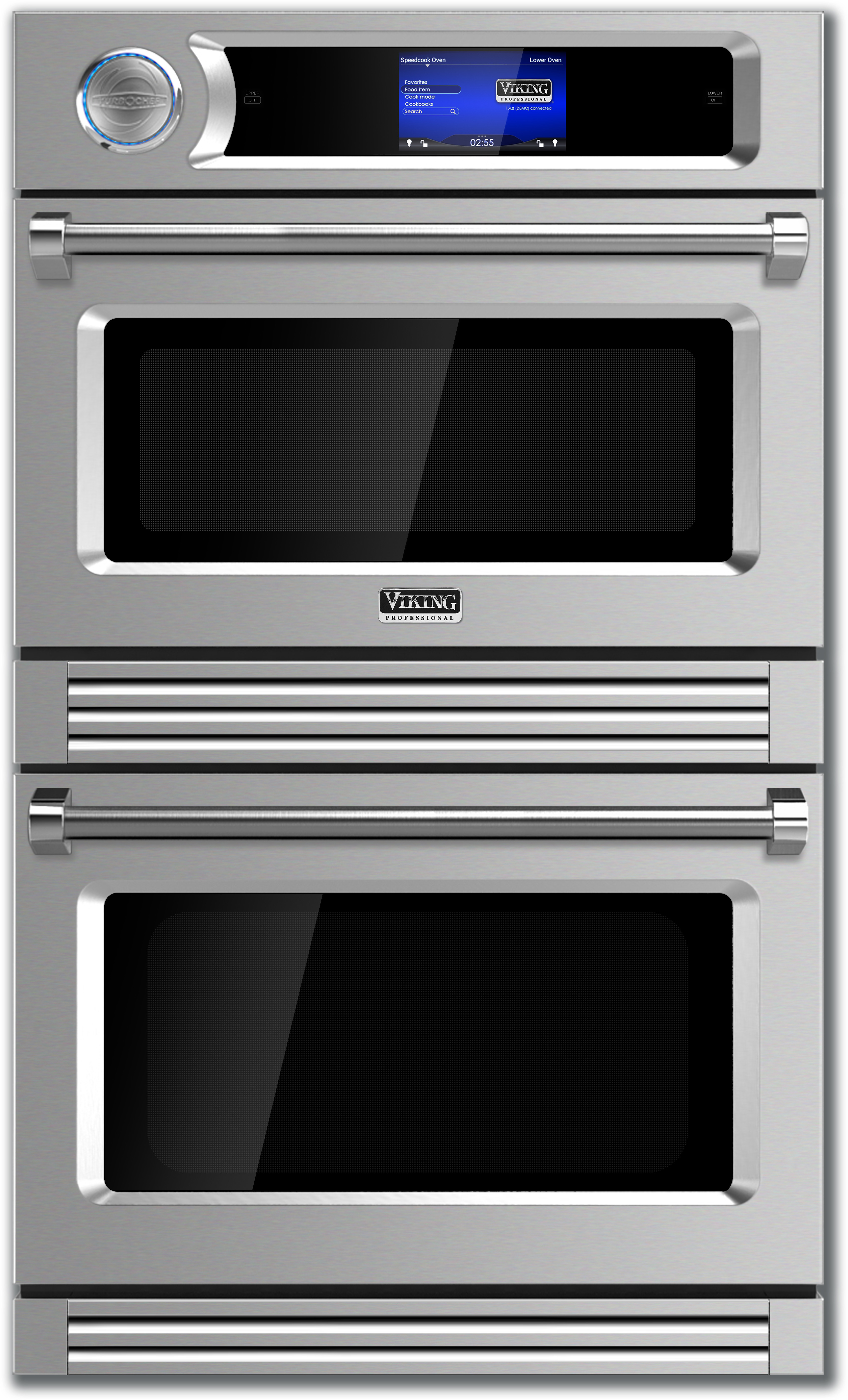 Viking VDOT730SS 30 Inch Double Speed Electric Wall Oven with 6.3 Cu