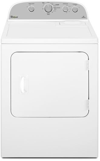 Whirlpool WED4985EW 29 Inch Electric Dryer with 5.9 cu. ft. Capacity, 14 Dry Cycles, 5 Temperature Wrinkle Shield, Jeans Cycle Powder Coat Drum